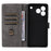 For ZTE Blade A76 5G Case Wallet RFID Blocking PU Leather Phone Cover Stand with Strap - Black - 3