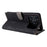 For ZTE Blade A76 5G Case Wallet RFID Blocking PU Leather Phone Cover Stand with Strap - Black - 5