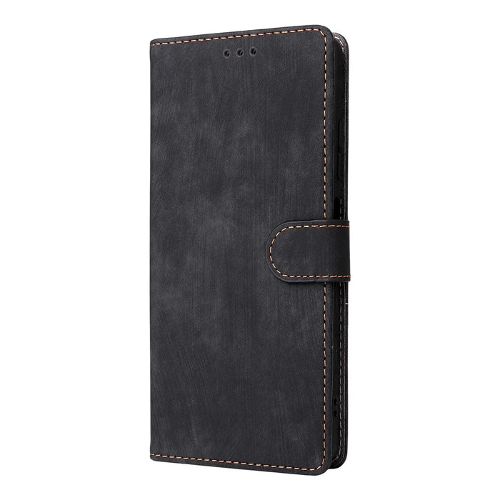 For ZTE Blade A76 5G Case Wallet RFID Blocking PU Leather Phone Cover Stand with Strap - Black - 7