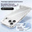 For iPhone 17 Pro Max Case Air Cushion TPU + Glass Back Shockproof Phone Cover - 3