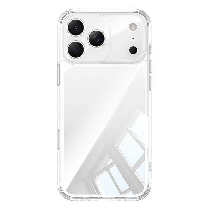 For iPhone 17 Pro Case Air Cushion TPU + Glass Back Shockproof Phone Cover - 2