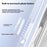 For iPhone 17 Pro Case Air Cushion TPU + Glass Back Shockproof Phone Cover - 5