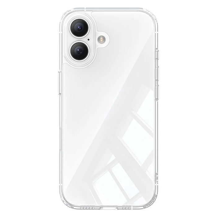 For iPhone 17 Case Air Cushion TPU + Glass Back Shockproof Phone Cover - 2