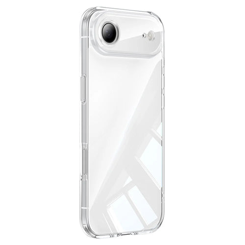 For iPhone Air Case Air Cushion TPU + Glass Back Shockproof Phone Cover - 1
