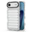 For iPhone Air Case Stripe Design Anti-Slip Detachable TPU + PC Phone Cover - Transparent - 1