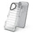 For iPhone 17 Case Stripe Design Anti-Slip Detachable TPU + PC Phone Cover - Transparent - 4