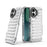 For iPhone 17 Case Stripe Design Anti-Slip Detachable TPU + PC Phone Cover - Transparent - 6