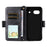 For Google Pixel 8a Leather Case Magnetic Closure Wallet Stand Phone Cover with Crossbody Strap - Black - 5