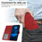 For Nothing CMF Phone 2 Pro Case Flip Stand Calf Texture PU Leather Wallet Phone Cover with Strap - Red - 7