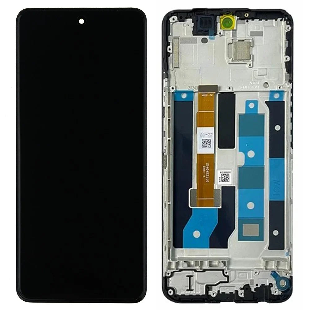 For Realme C65 5G Grade B LCD Screen and Digitizer Assembly + Frame (Without Logo) - 1