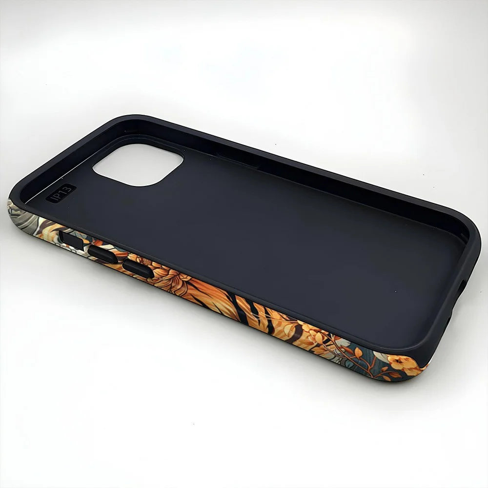 For iPhone 16 Pro Case Dual-Layer TPU + PC Phone Cover with Heat Transfer Animal Pattern - Style A - 4