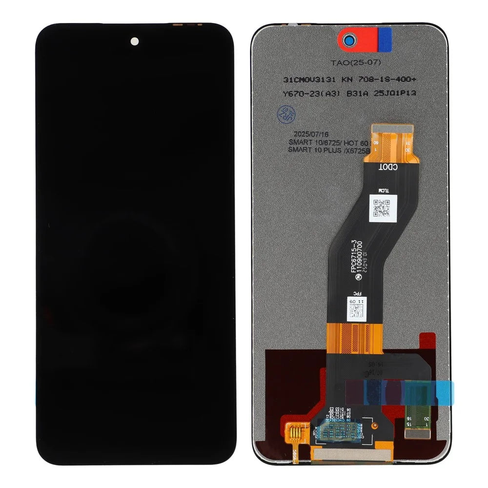 For Infinix Hot 60 5G X6726 Grade C LCD Screen and Digitizer Assembly Replacement Part (Without Logo) - 1