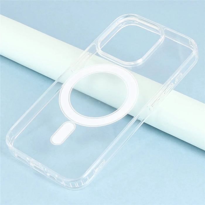 For iPhone 14 Pro Case Compatible with MagSafe TPU + Acrylic Clear Phone Cover - 3
