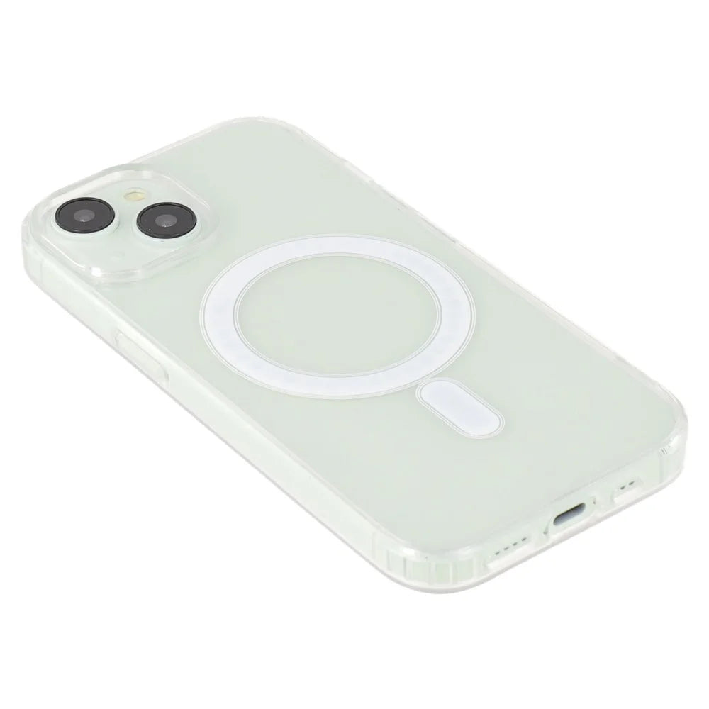 For iPhone 13 mini  /  12 mini Case Compatible with MagSafe TPU + Acrylic Clear Phone Cover - 5