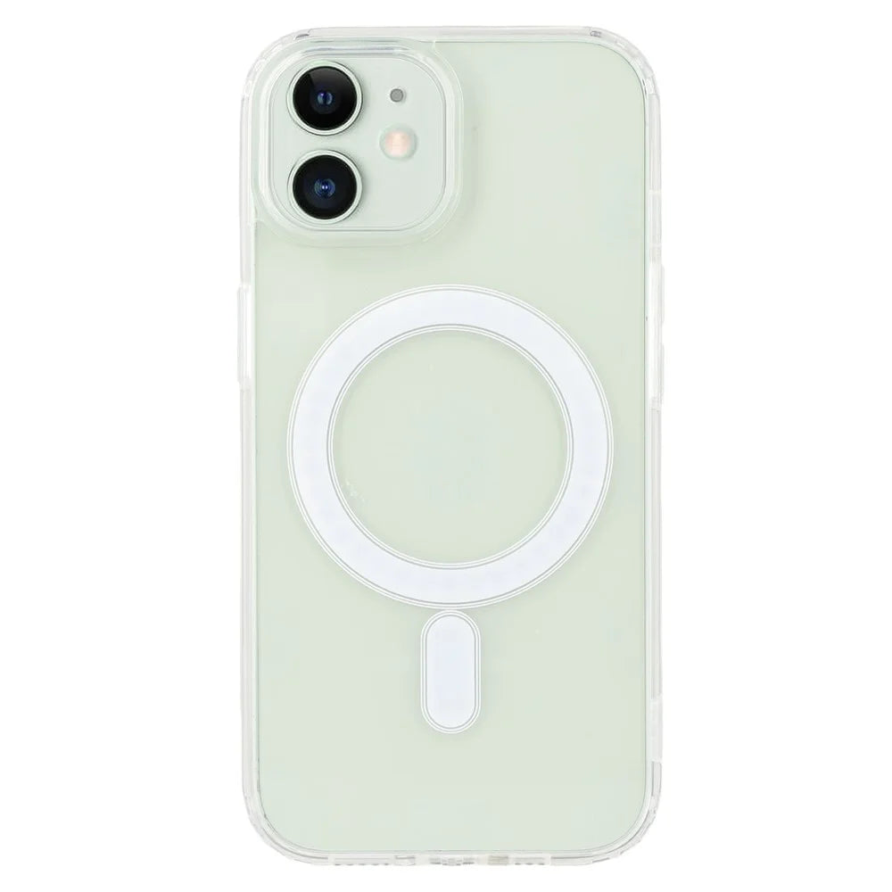 For iPhone 11 Case Compatible with MagSafe TPU + Acrylic Clear Phone Cover - 4
