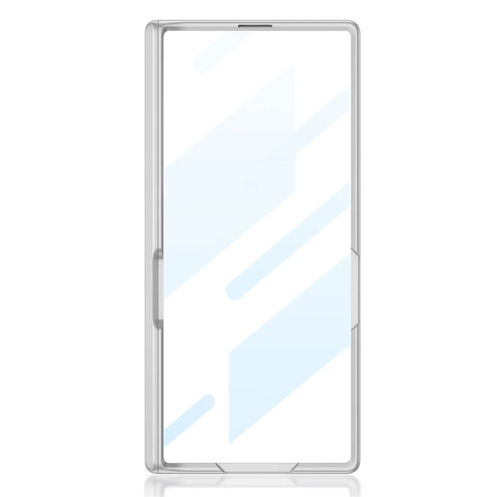 GKK For Samsung Galaxy Z Fold7 5G Case Magnetic Hinge Protection PC + Tempered Glass Kickstand Phone Cover - Black - 6
