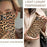 For iPhone 11 Pro Case Leopard Print PU Leather Coated PC + TPU Electroplating Phone Cover - 5