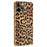 For iPhone 13 Pro Max Case Leopard Print PU Leather Coated PC + TPU Electroplating Phone Cover - 1