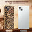 For iPhone 14 Case Leopard Print PU Leather Coated PC + TPU Electroplating Phone Cover - 3