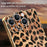 For iPhone 14 Case Leopard Print PU Leather Coated PC + TPU Electroplating Phone Cover - 4