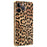 For iPhone 14 Pro Max Case Leopard Print PU Leather Coated PC + TPU Electroplating Phone Cover - 1