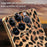 For iPhone 14 Pro Max Case Leopard Print PU Leather Coated PC + TPU Electroplating Phone Cover - 4
