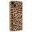 For iPhone 15 Plus Case Leopard Print PU Leather Coated PC + TPU Electroplating Phone Cover - 1