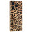 For iPhone 15 Pro Case Leopard Print PU Leather Coated PC + TPU Electroplating Phone Cover - 1