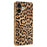 For iPhone 16 Case Leopard Print PU Leather Coated PC + TPU Electroplating Phone Cover - 1