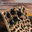For iPhone 16 Pro Case Leopard Print PU Leather Coated PC + TPU Electroplating Phone Cover - 4