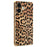 For iPhone 17 Case Leopard Print PU Leather Coated PC + TPU Electroplating Phone Cover - 1