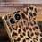 For iPhone Air Case Leopard Print PU Leather Coated PC + TPU Electroplating Phone Cover - 4
