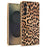 For Samsung Galaxy A26 5G Case Leopard Print PU Leather Coated PC + TPU Electroplating Phone Cover - 1