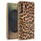 For Samsung Galaxy A35 5G Case Leopard Print PU Leather Coated PC + TPU Electroplating Phone Cover - 1