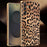 For Samsung Galaxy A35 5G Case Leopard Print PU Leather Coated PC + TPU Electroplating Phone Cover - 2