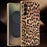 For Samsung Galaxy A36 5G Case Leopard Print PU Leather Coated PC + TPU Electroplating Phone Cover - 2