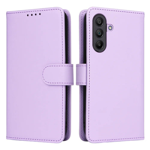 BETOPNICE For Samsung Galaxy A18 5G / A18 4G / A17 5G / A17 4G Magnetic Case  Detachable PU Leather Phone Cover with Strap - Purple - 1