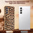 For Samsung Galaxy A54 5G Case Leopard Print PU Leather Coated PC + TPU Electroplating Phone Cover - 4