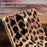 For Samsung Galaxy A56 5G Case Leopard Print PU Leather Coated PC + TPU Electroplating Phone Cover - 5
