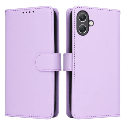 BETOPNICE For Samsung Galaxy A08 5G / A08 4G / A07 4G Magnetic Case  Detachable PU Leather Phone Cover with Strap - Purple - 1