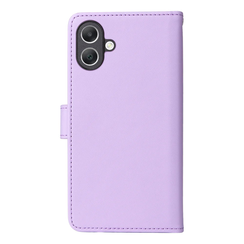 BETOPNICE For Samsung Galaxy A08 5G / A08 4G / A07 4G Magnetic Case  Detachable PU Leather Phone Cover with Strap - Purple - 3