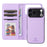 BETOPNICE For iPhone 18 Pro Max / 17 Pro Max Magnetic Case  Detachable PU Leather Phone Cover with Strap - Purple - 6