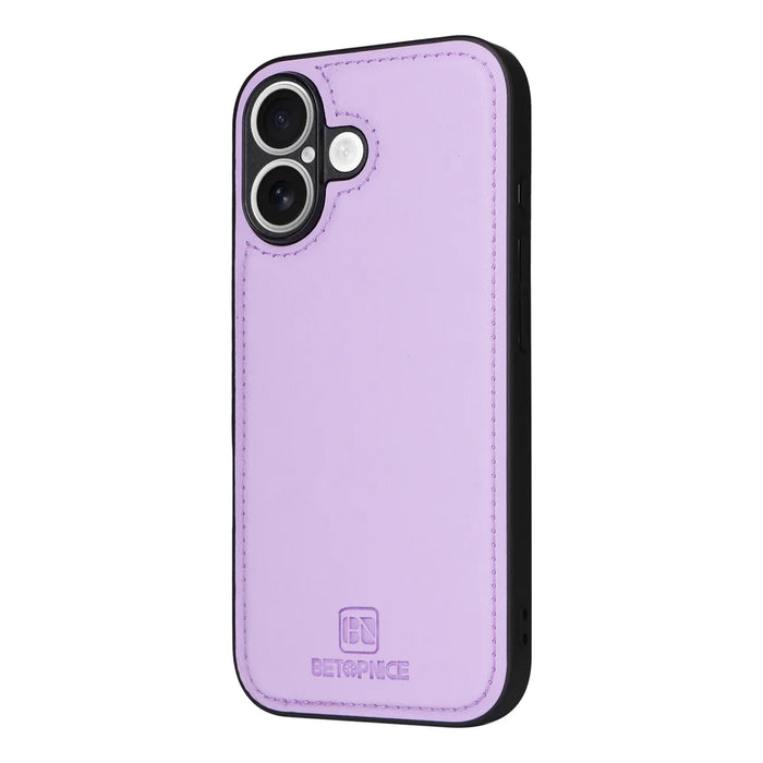 BETOPNICE For iPhone 17 Magnetic Case  Detachable PU Leather Phone Cover with Strap - Purple - 4