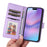 BETOPNICE For iPhone 17 Magnetic Case  Detachable PU Leather Phone Cover with Strap - Purple - 7