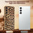 For Samsung Galaxy S23+ Case Leopard Print PU Leather Coated PC + TPU Electroplating Phone Cover - 3