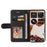 For Nothing CMF Phone 2 Pro Leather Phone Case Stand Wallet with Bi-colour Splicing Design - Black - 2