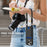 For iPhone 16 Pro Max Liquid Silicone Case  Phone Back Cover with Card Holder and Short Strap - Black - 2