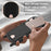 For iPhone 14 Plus / iPhone 15 Plus Liquid Silicone Case  Phone Back Cover with Card Holder and Short Strap - Black - 6
