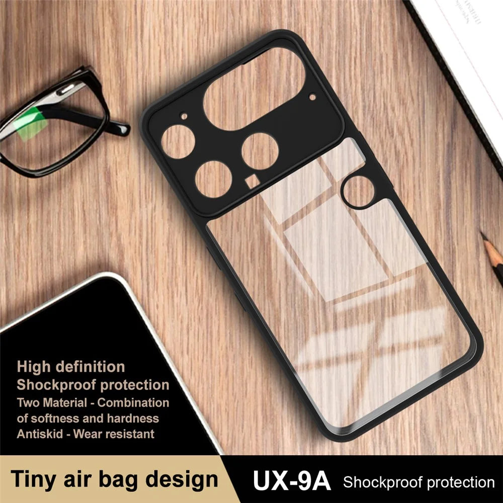 IMAK UX-9A Series For Nothing Phone (3) 5G Case Clear TPU PC Phone Cover Reinforced Corners - 2