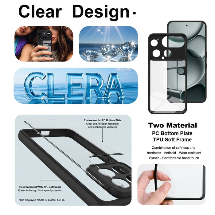 IMAK UX-9A Series For Nothing Phone (3) 5G Case Clear TPU PC Phone Cover Reinforced Corners - 5